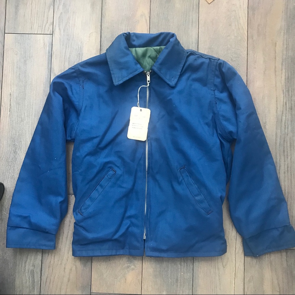 Vintage NOS 50s Harrington Jacket Quilted Boy’s 10